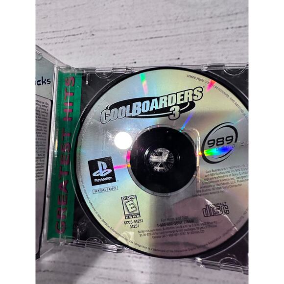 Cool Boarders 3 for Playstation Greatest Hits - Picture 3 of 3